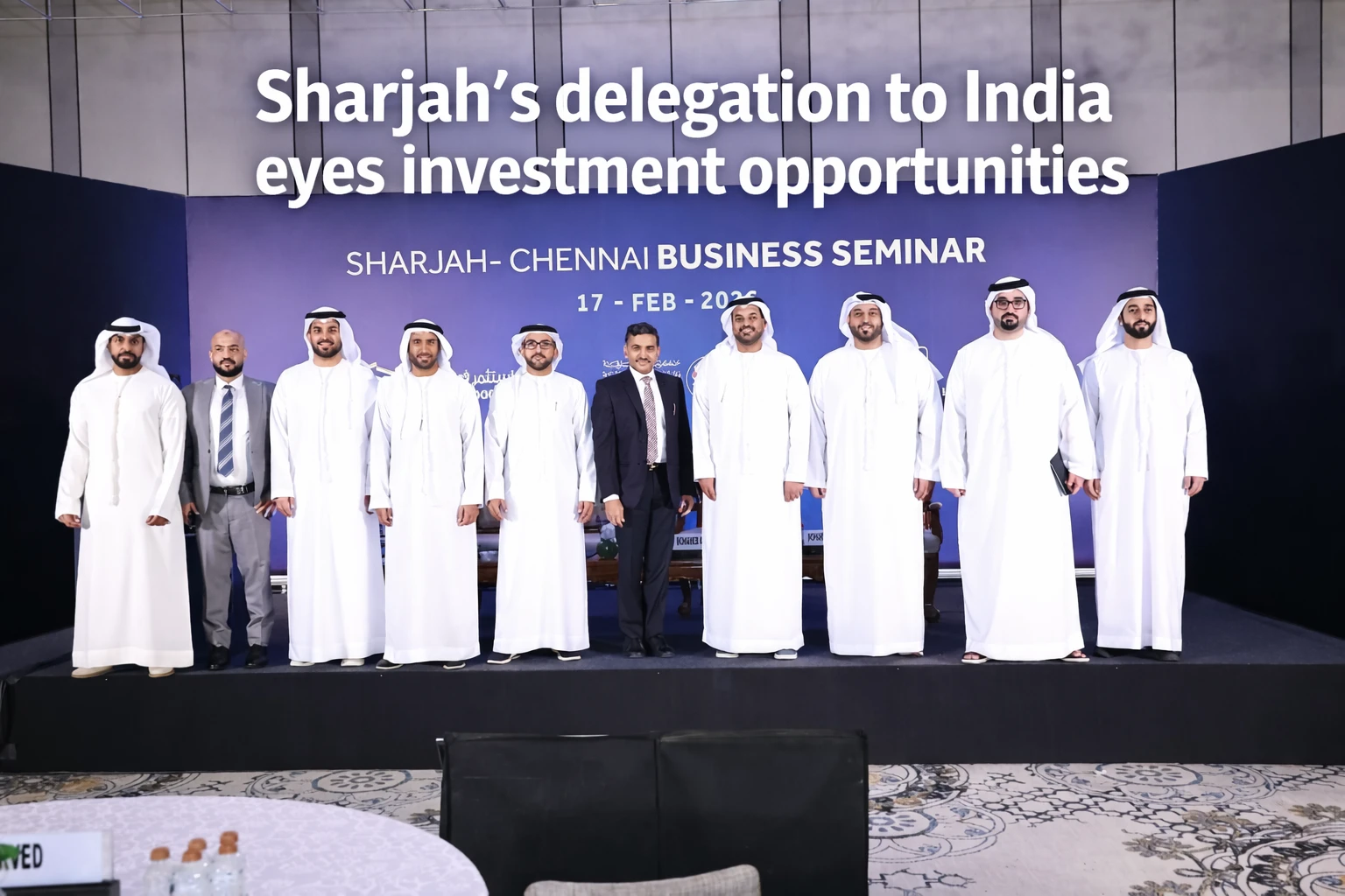 New Sharjah India Investment Roadshow Secures Billions